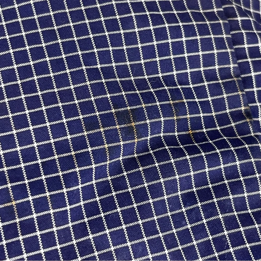 Jack Spade Men's Packable Graph Check Duffle Bag Royal Blue